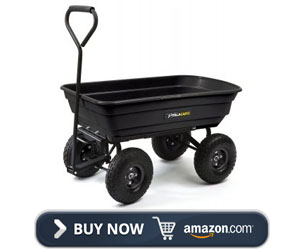 Gorilla Carts GOR200B Poly Garden Dump Cart